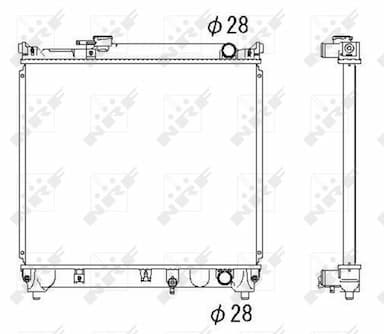 Radiators, Motora dzesēšanas sistēma NRF 53279 4