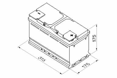 Startera akumulatoru baterija BOSCH 0 092 S40 100 6