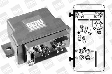Relejs, Palaišanas iekārta BorgWarner (BERU) GR074 4