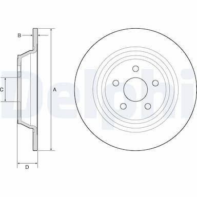 Bremžu diski DELPHI BG4782C 1