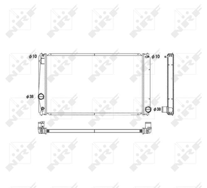 Radiators, Motora dzesēšanas sistēma NRF 53589 1