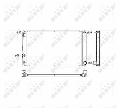 Radiators, Motora dzesēšanas sistēma NRF 53589 1