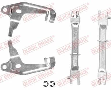 Regulatora komplekts, Trumuļu bremzes QUICK BRAKE 108 53 004 1