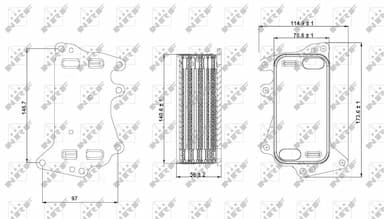 Eļļas radiators, Automātiskā pārnesumkārba NRF 31283 5