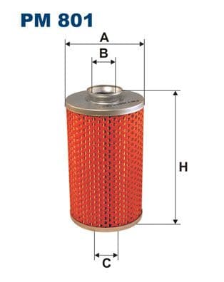 Degvielas filtrs FILTRON PM 801 1