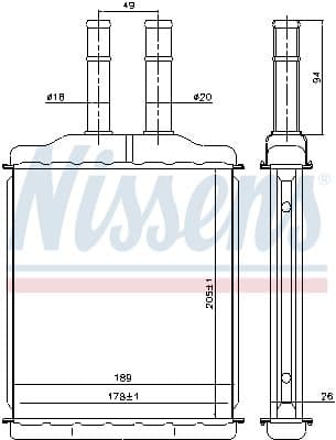 Siltummainis, Salona apsilde NISSENS 76505 6