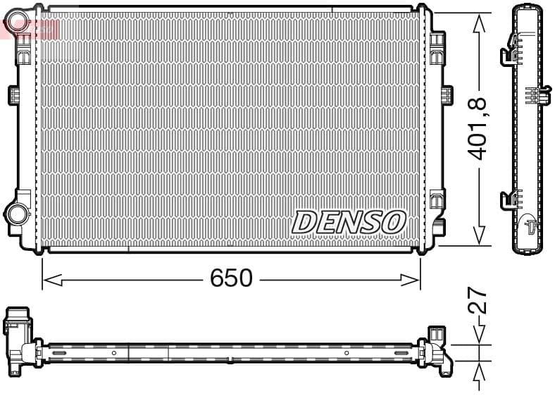 Radiators, Motora dzesēšanas sistēma DENSO DRM32048 1