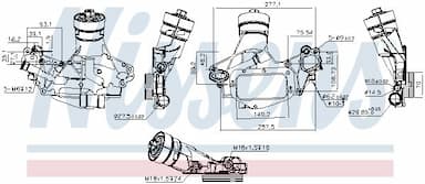 Eļļas radiators, Motoreļļa NISSENS 90931 9