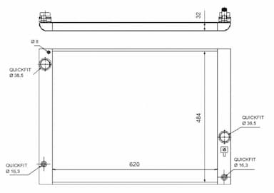 Radiators, Motora dzesēšanas sistēma NRF 58320 5