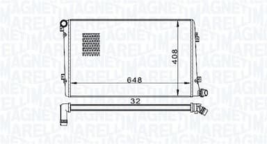 Radiators, Motora dzesēšanas sistēma MAGNETI MARELLI 350213157300 1