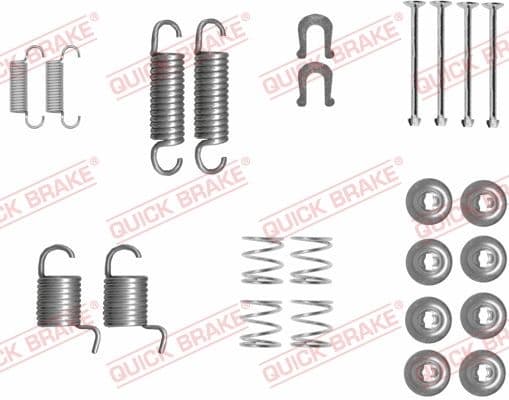 Piederumu komplekts, Bremžu loki QUICK BRAKE 105-0834 1