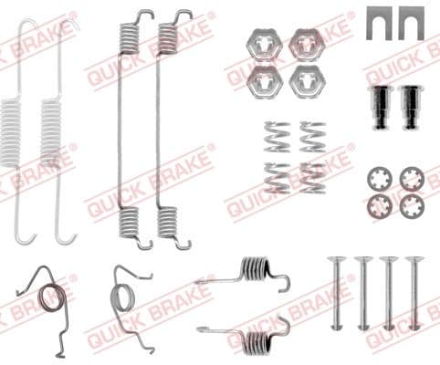 Piederumu komplekts, Bremžu loki QUICK BRAKE 105-0626 1