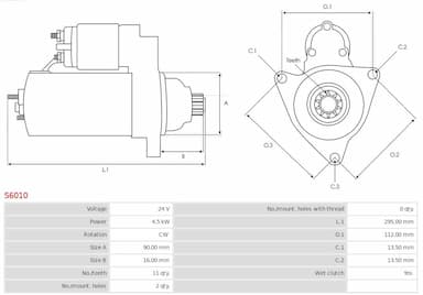 Starteris AS-PL S6010 5