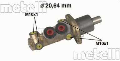 Galvenais bremžu cilindrs METELLI 05-0059 1