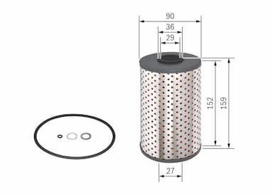 Eļļas filtrs BOSCH 1 457 429 123 5