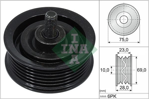 Parazīt-/Vadrullītis, Ķīļrievu siksna Schaeffler INA 532 0744 10 1