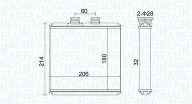 Siltummainis, Salona apsilde MAGNETI MARELLI 350218510000 1