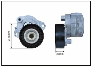 Spriegotājsvira, Ķīļrievu siksna CAFFARO 110200SP 1