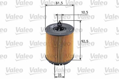 Eļļas filtrs VALEO 586563 1