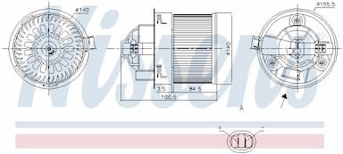 Salona ventilators NISSENS 87250 5