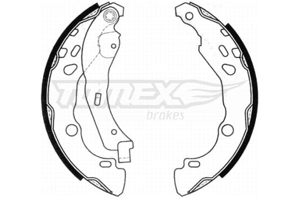 Bremžu loku komplekts TOMEX Brakes TX 20-99 1