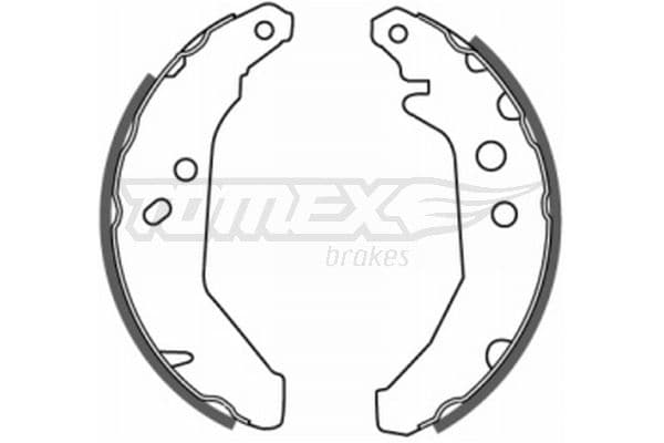 Bremžu loku komplekts TOMEX Brakes TX 20-66 1