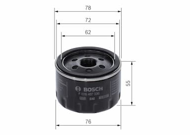 Eļļas filtrs BOSCH F 026 407 336 5