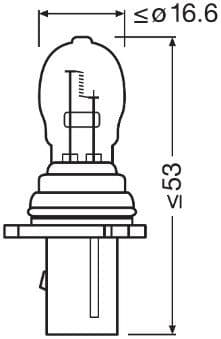 Kvēlspuldze ams-OSRAM 6851 3