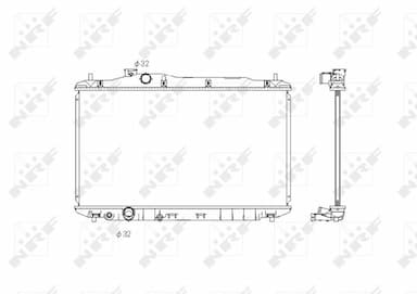 Radiators, Motora dzesēšanas sistēma NRF 58323 4