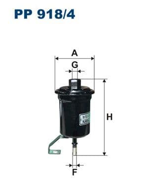 Degvielas filtrs FILTRON PP 918/4 1