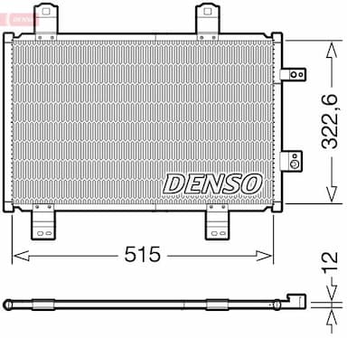 Kondensators, Gaisa kond. sistēma DENSO DCN44018 1