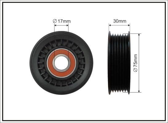 Parazīt-/Vadrullītis, Ķīļrievu siksna CAFFARO 462-00 1