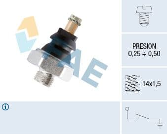 Eļļas spiediena devējs FAE 10250 1