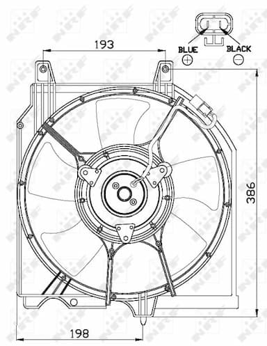 Ventilators, Motora dzesēšanas sistēma NRF 47528 3