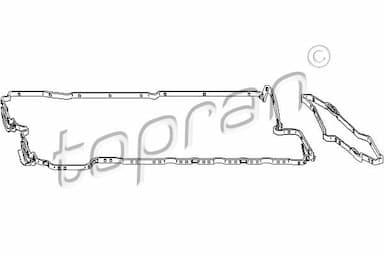 Blīvju komplekts, Motora bloka galvas vāks TOPRAN 501 671 1