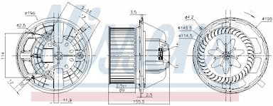 Salona ventilators NISSENS 87118 6