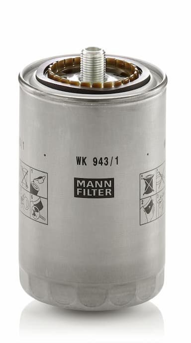 Degvielas filtrs MANN-FILTER WK 943/1 1