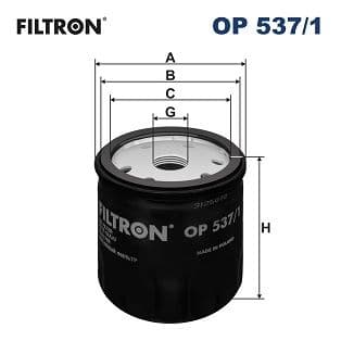 Eļļas filtrs FILTRON OP 537/1 1