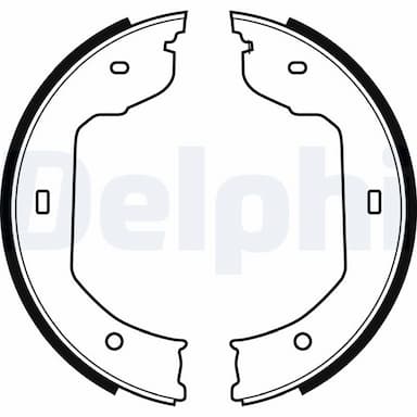 Bremžu loku komplekts DELPHI LS1920 1