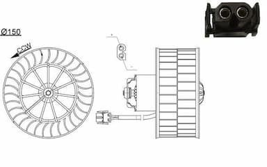 Salona ventilators MAHLE AB 44 000S 1