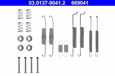 Piederumu komplekts, Bremžu loki ATE 03.0137-9041.2 1