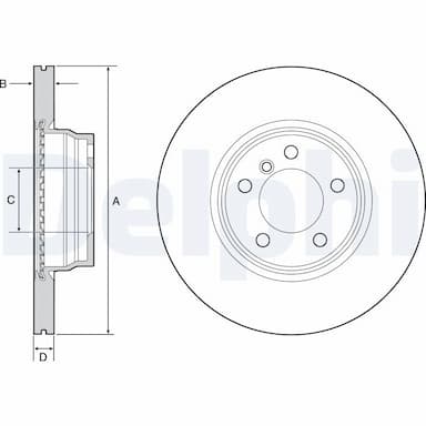 Bremžu diski DELPHI BG4458C 1