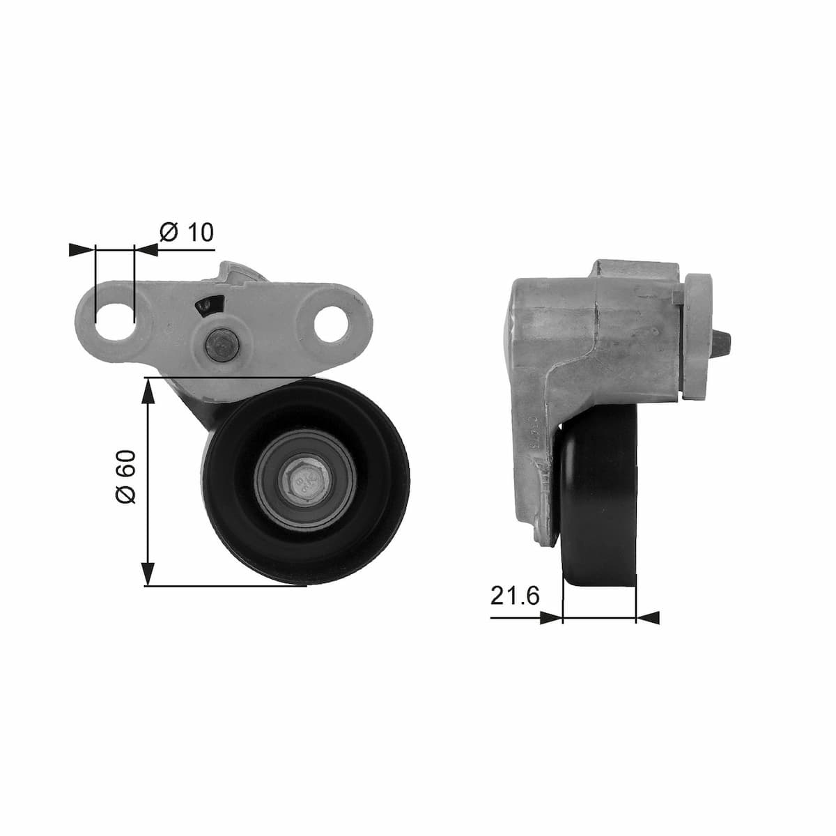 Siksnas spriegotājs, Ķīļsiksna GATES T38159 1