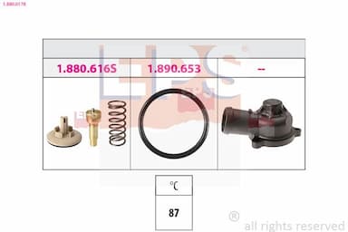 Termostats, Dzesēšanas šķidrums EPS 1.880.617K 1