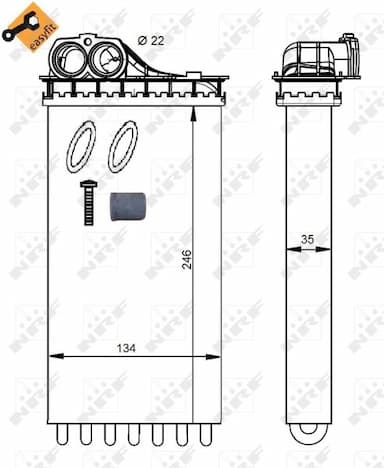 Siltummainis, Salona apsilde NRF 54334 5