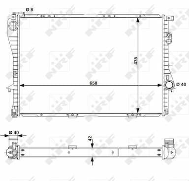 Radiators, Motora dzesēšanas sistēma NRF 55323 4