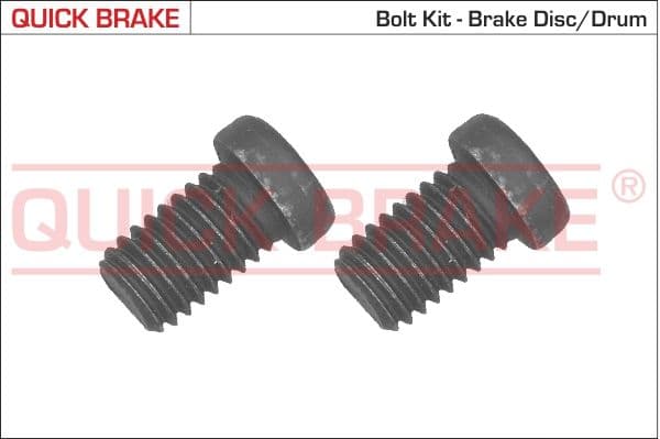 Skrūvju komplekts, Bremžu disks QUICK BRAKE 11668K 1