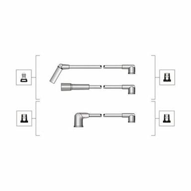 Augstsprieguma vadu komplekts MAGNETI MARELLI 941319170001 1