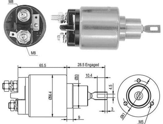 Ievilcējrelejs, Starteris MAGNETI MARELLI 940113050435 1