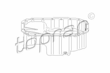 Eļļas vācele TOPRAN 112 238 1